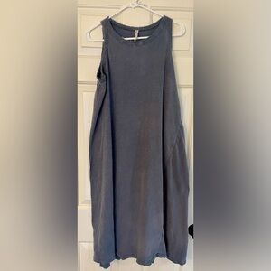 Magnolia Pearl distressed gray tank dress